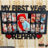 Customized wooden frame | Couples gift | gifts | Birthday gift for babies | Gift for 1 year old babies | Babies gifts under 1000 rs - BBD GIFTS